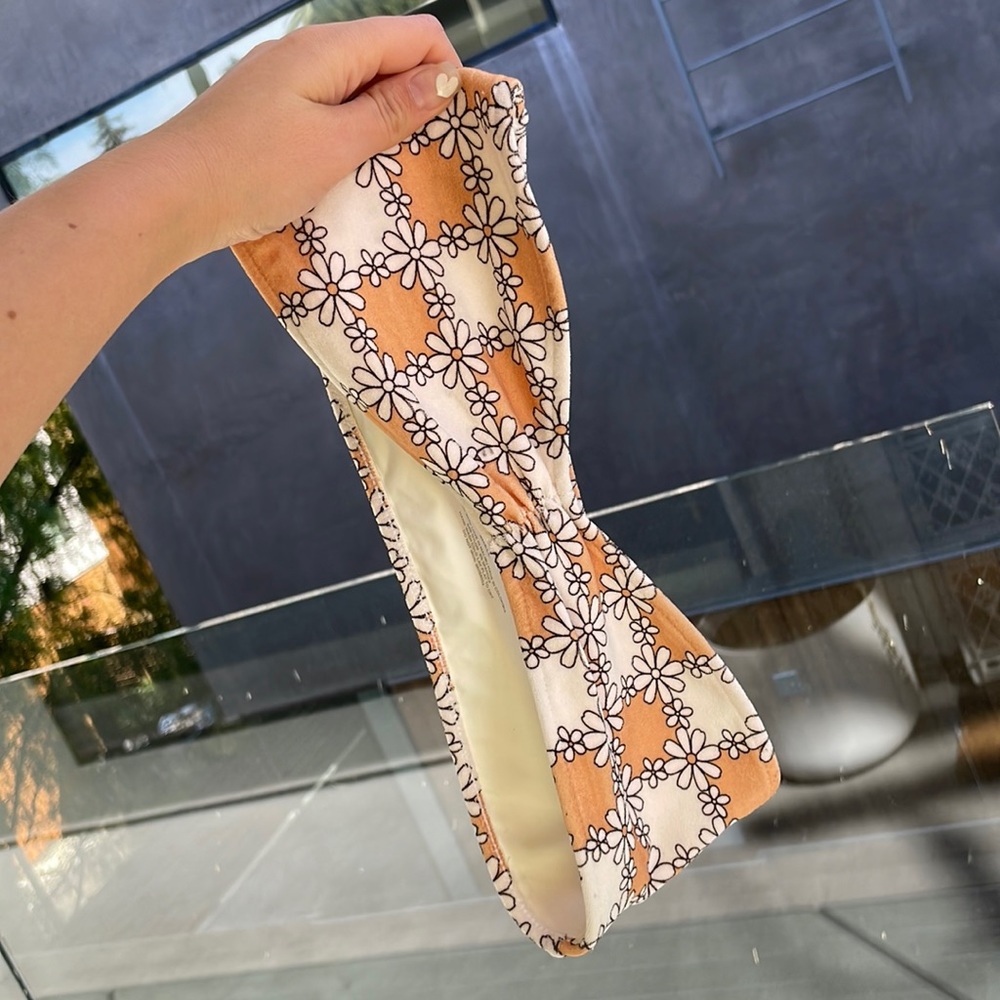 Nude Daisy terry swim top
